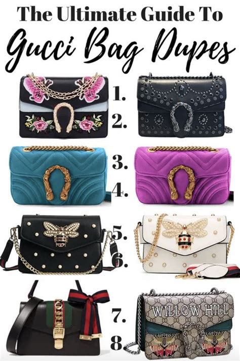 gucci dupes bags